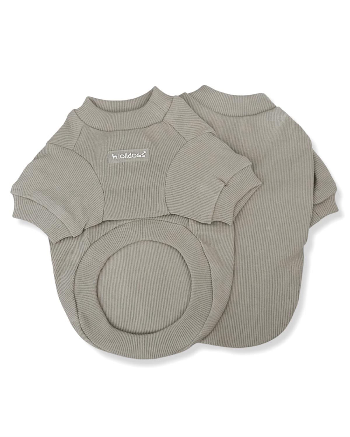 Lolidogs Basic Dog Sweatshirt Smoke