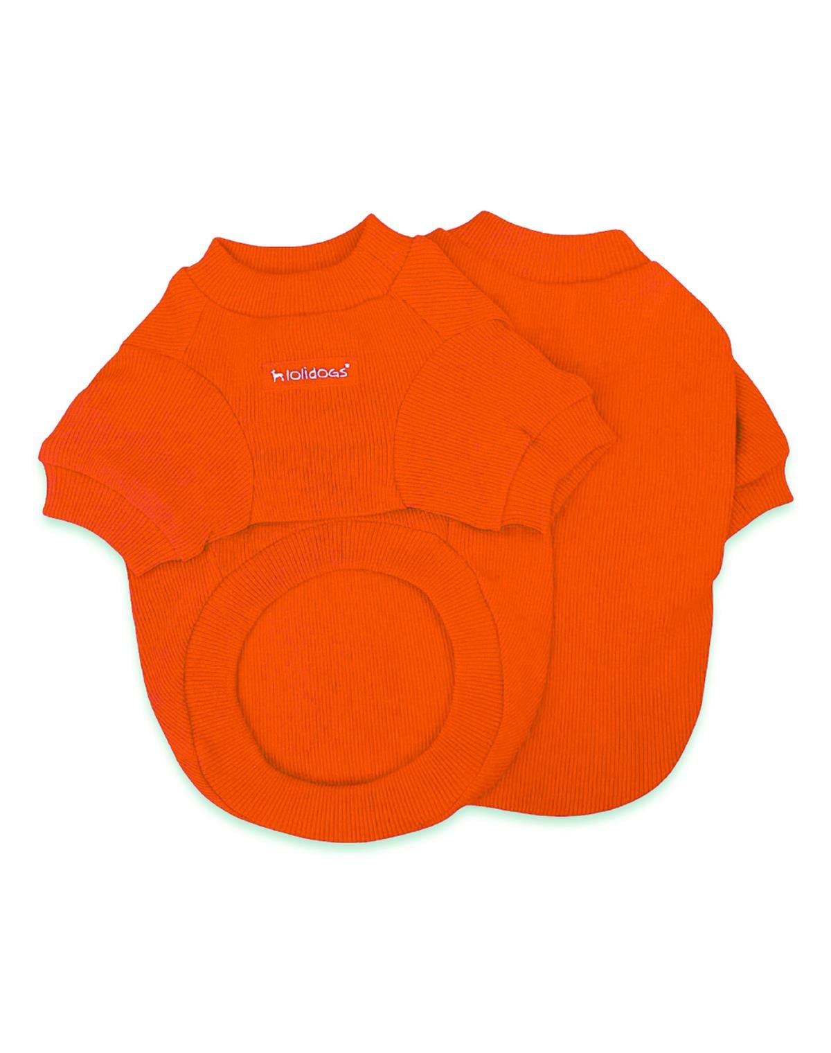 Lolidogs Basics - Kaşkorse Köpek Sweatshirtü Pumpkin Turuncu