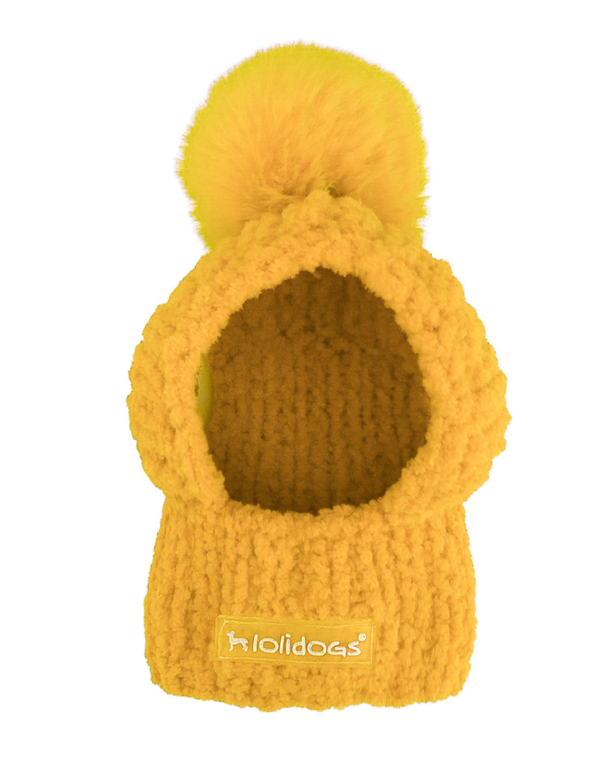 Lolidogs Örgü Köpek Beresi Açık Sarı