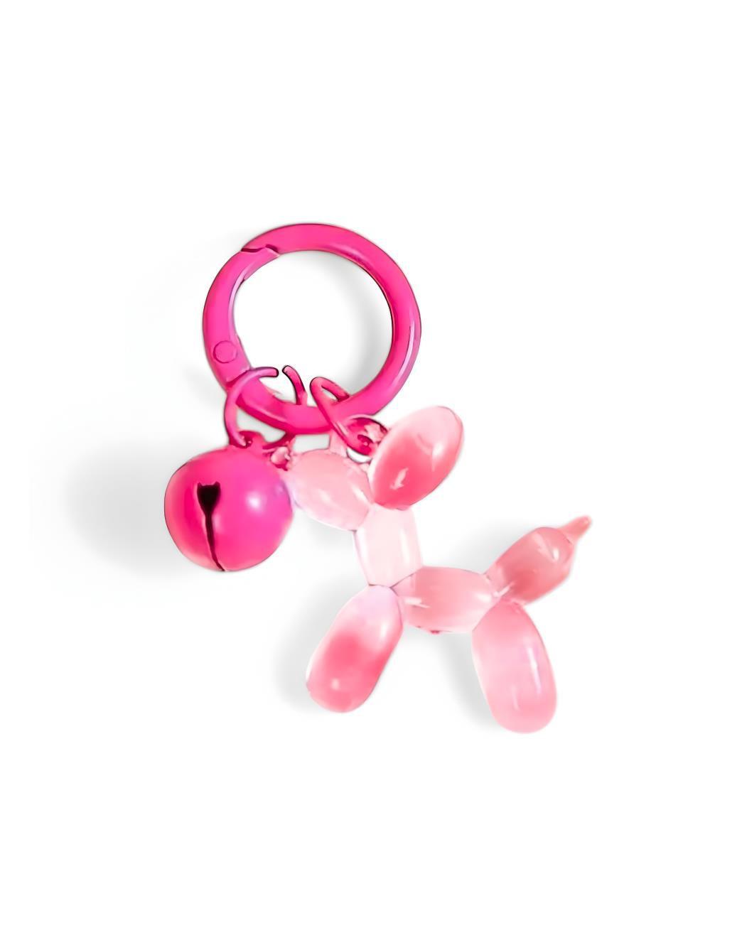 Lolidogs Köpek Tasma Aksesuarı Balloon Dog Zilli Fuşya