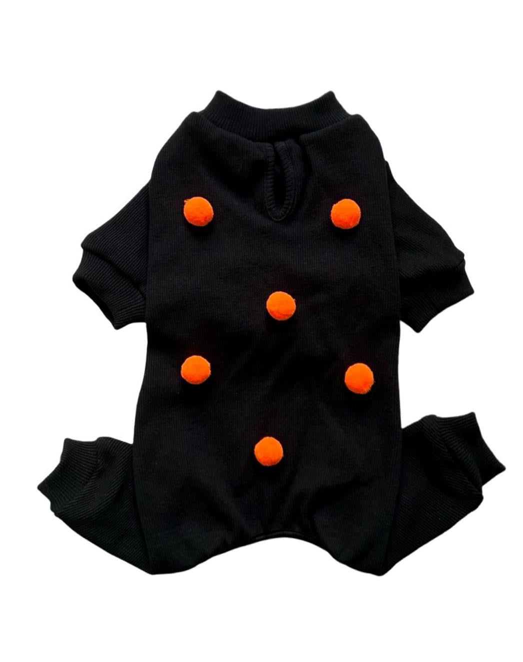 Lolidogs Basics - Kaşkorse Ponponlu Köpek Tulumu Spooky