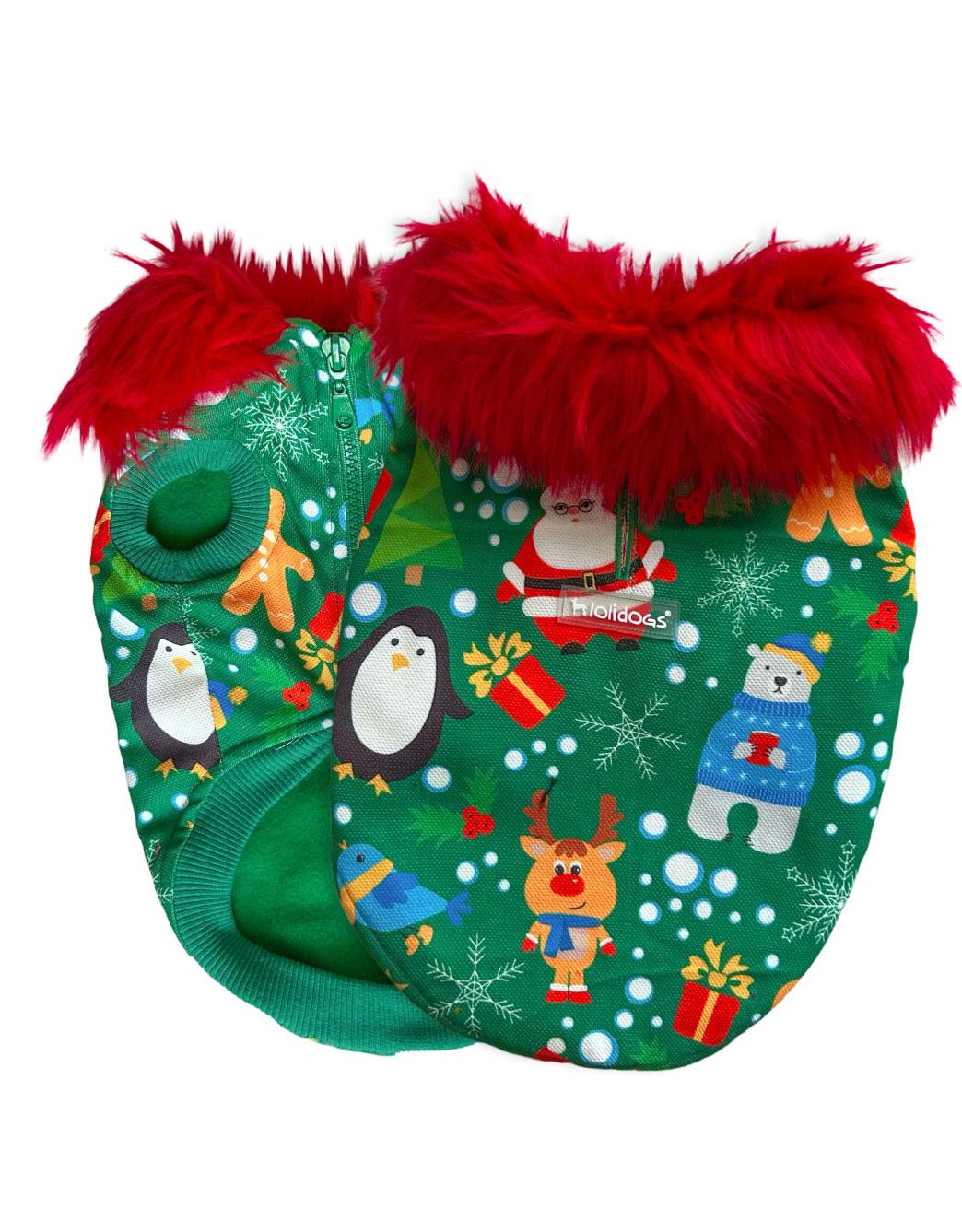Lolidogs Kürklü Köpek Ceketi Xmas