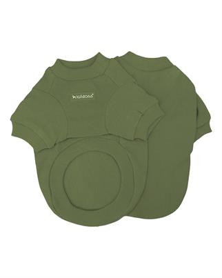 Lolidogs Basics - Kaşkorse Köpek Sweatshirtü Army Haki Yeşil