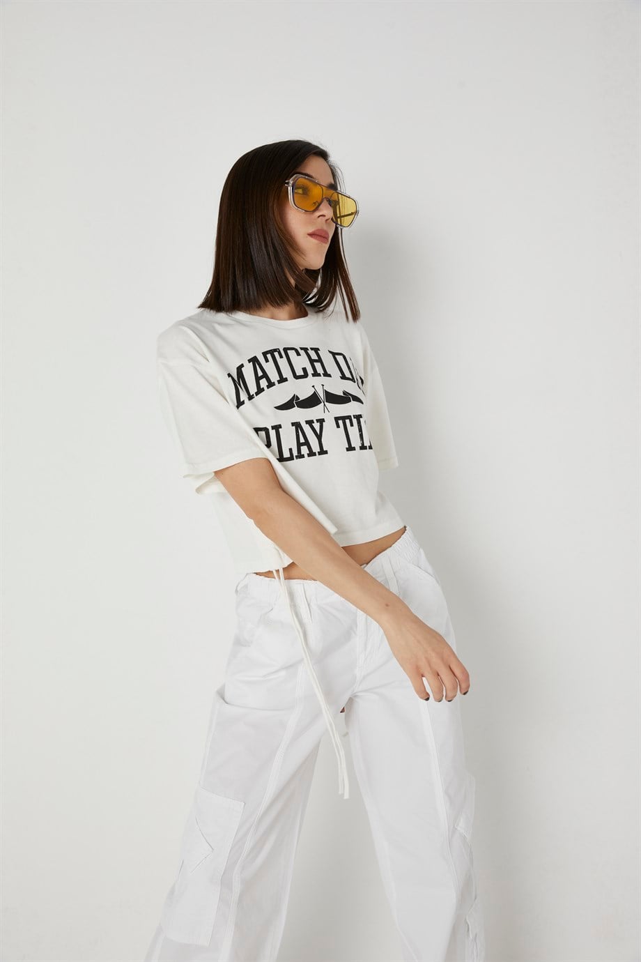 Yan Bağlamalı T-Shirt