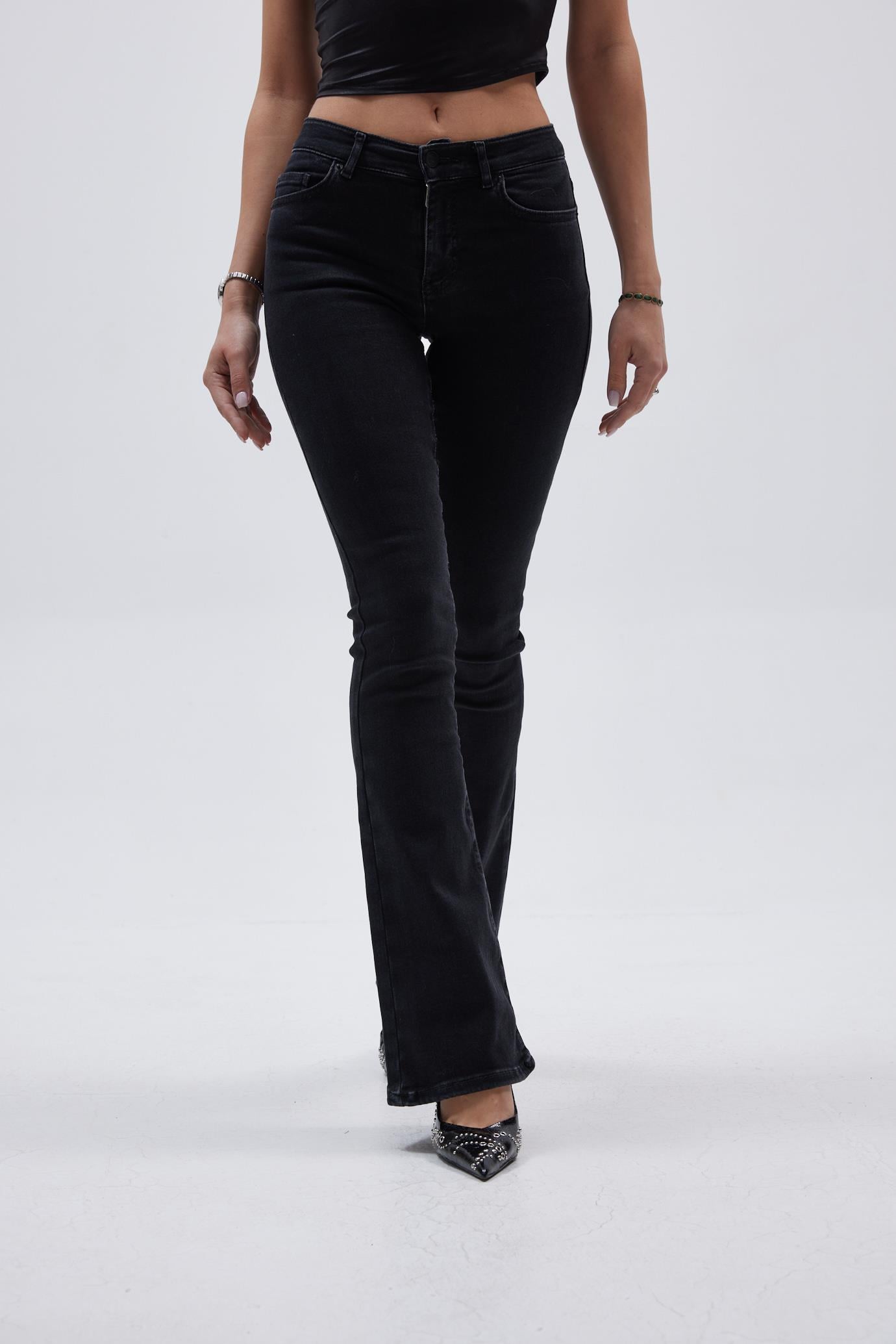 Antrasit Flare Fit Jean