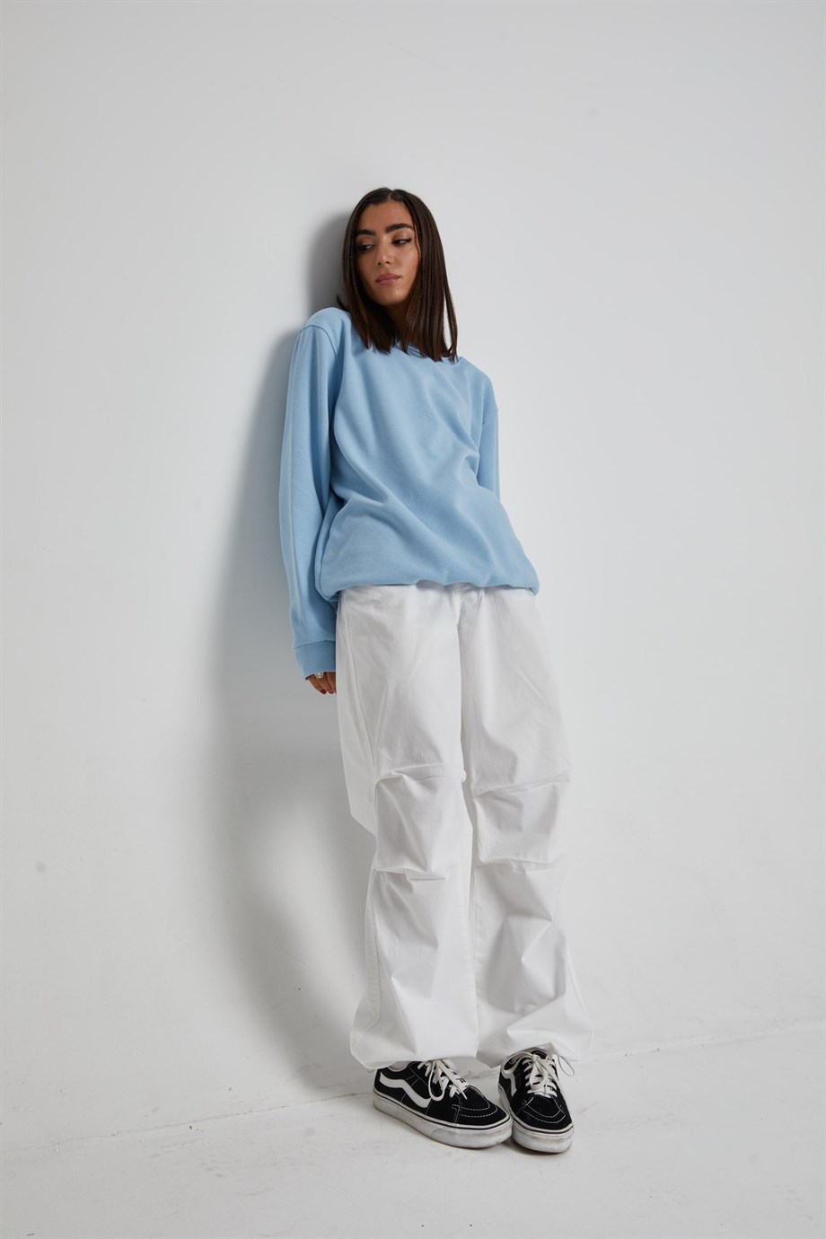Bebe Mavi Oversize Sweatshirt
