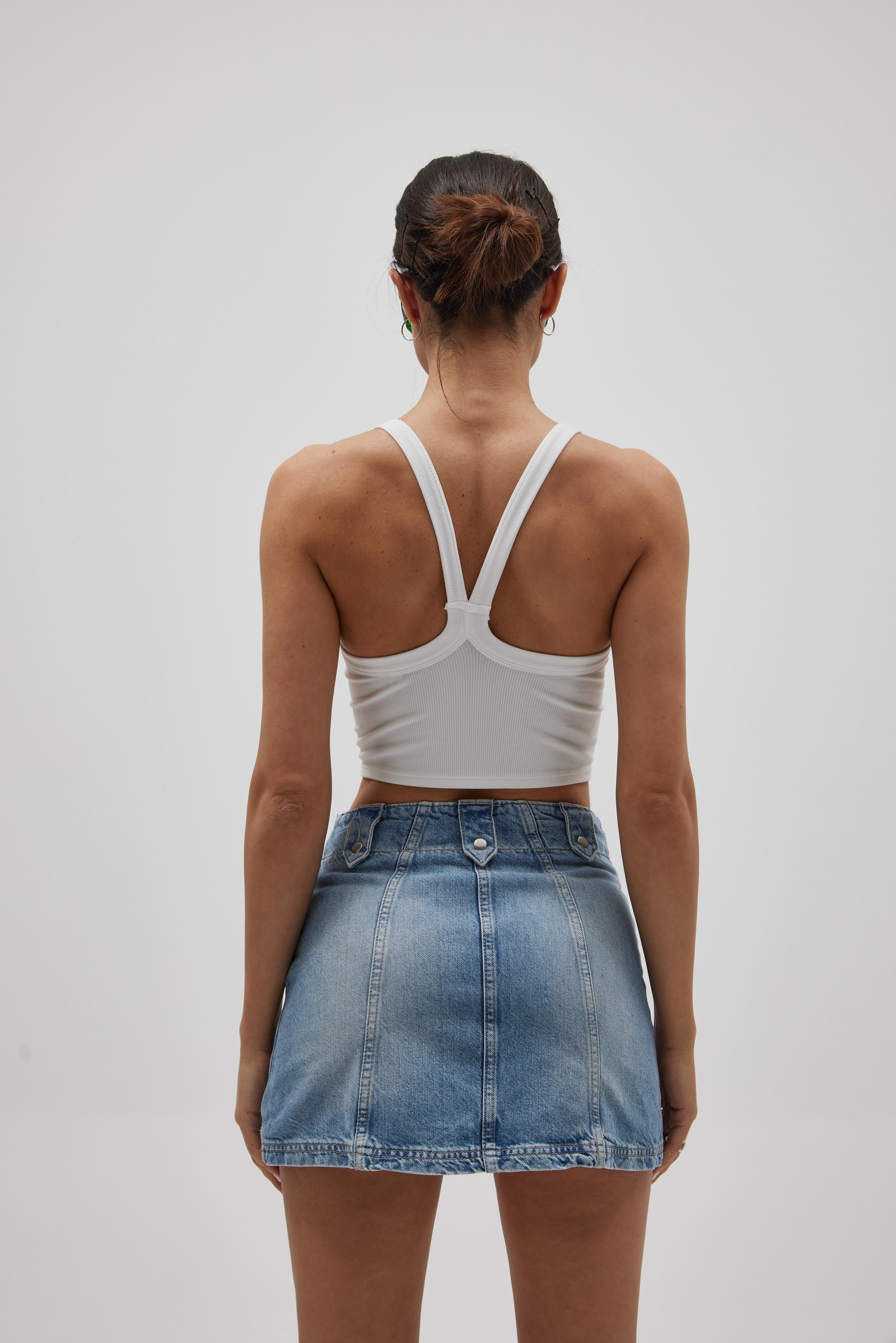 Beyaz Çapraz Sırt Top