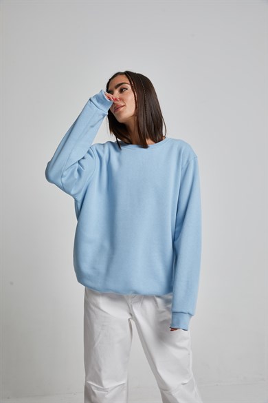 Bebe Mavi Oversize Sweatshirt