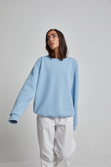 Bebe Mavi Oversize Sweatshirt