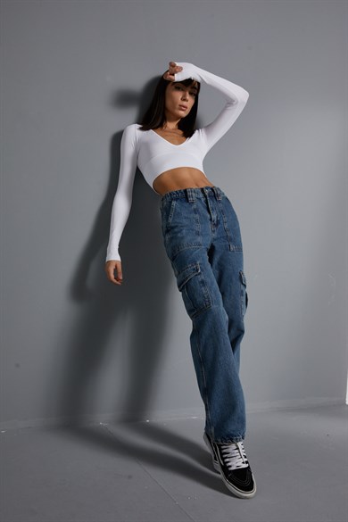 Kargo Cepli Straight Jean