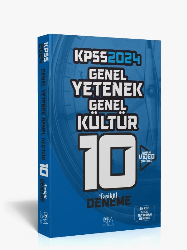 2024 KPSS GYGK 10 Fasikül Deneme/Tamamı Ayrıntılı Video Çözümlü