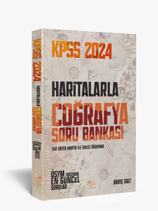 2024 KPSS Haritalarla Coğrafya Soru Bankası