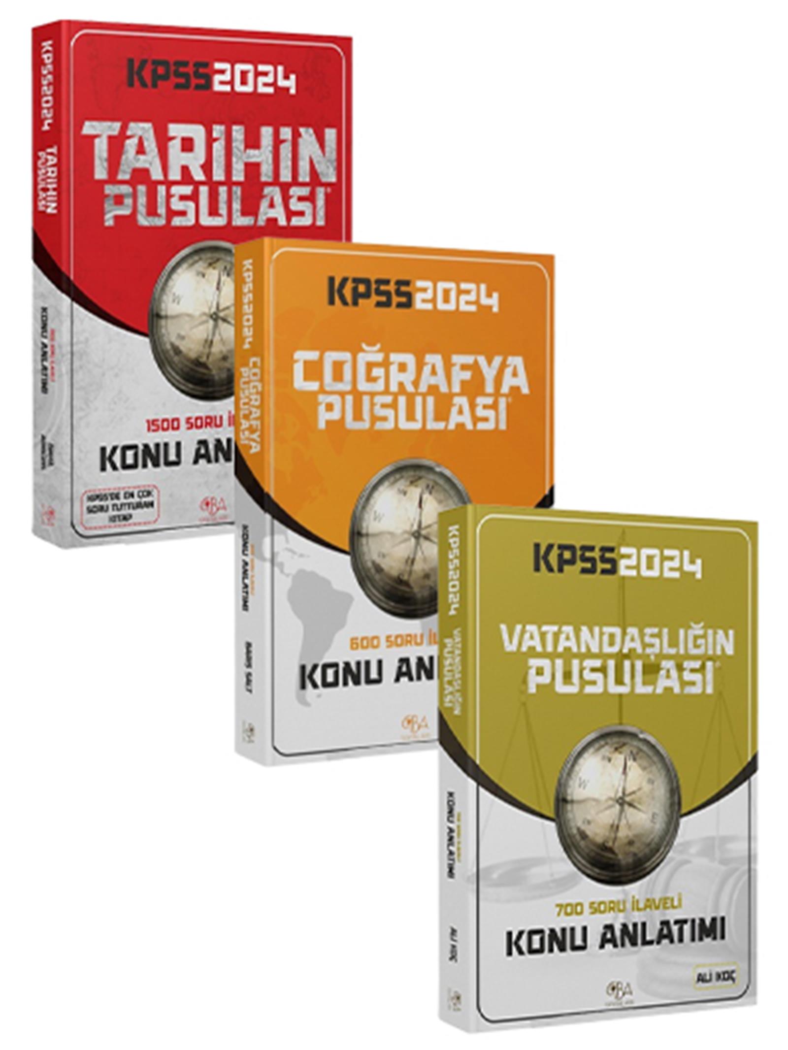2024 KPSS Tarih-Coğrafya-Vatandaşlık Konu Anlatımı Seti