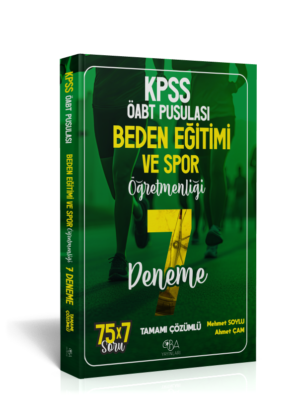 2024 ÖABT Beden Eğitimi ve Spor Öğretmenliği 7 Deneme-Tamamı Çözümlü