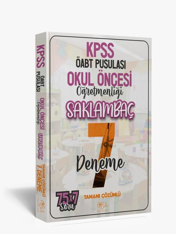 2024 ÖABT Okul Öncesi Öğretmenliği Saklambaç 7'li Deneme