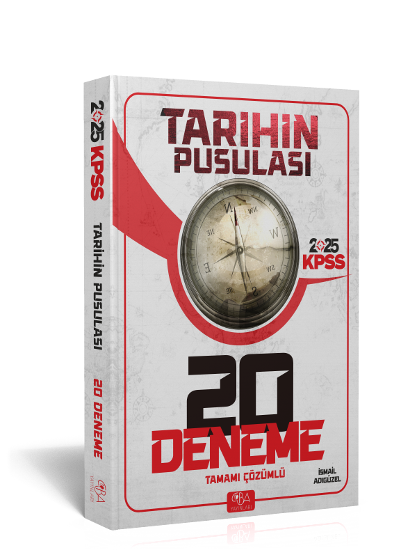 2025 KPSS Tarihin Pusulası 20 Deneme Tamamı Çözümlü