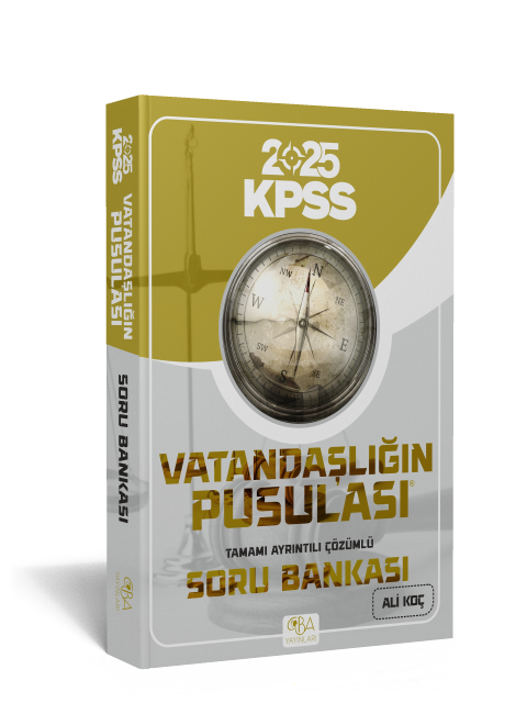 2025 KPSS Vatandaşlığın Pusulası Tamamı Çözümlü Soru Bankası-Ali Koç