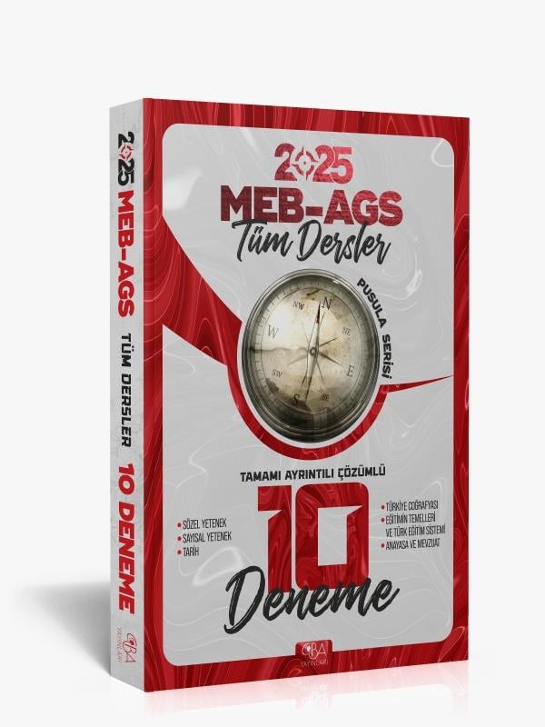 2025 MEB AGS Tüm Dersler 10 Genel Deneme-Tamamı Ayrıntılı Çözümlü