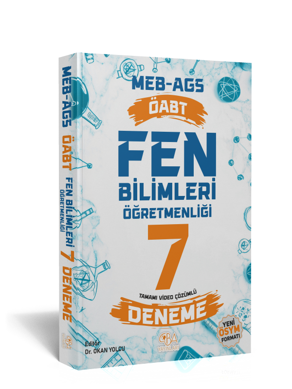 2025 ÖABT Fen Bilimleri Öğretmenliği 7 Deneme-Tamamı Video Çözümlü-Yeni Sınav Formatında-Editör Dr. Okan YOLCU