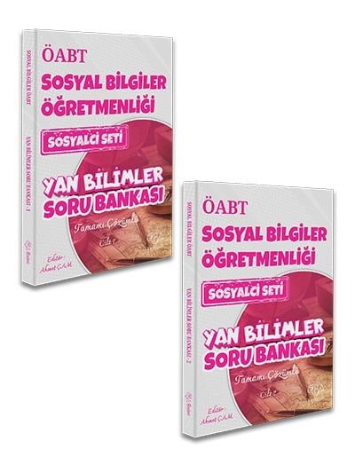 2025 ÖABT Sosyal Bİlgiler Öğretmenliği-Yan Bilimler Soru Bankası Cilt 1 ve Cilt 2- Tamamı Ayrıntılı Çözümlü