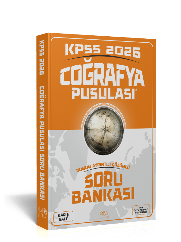 2026 KPSS Coğrafya Pusulası Soru Bankası Tamamı Ayrıntılı Çözümlü Barış Salt