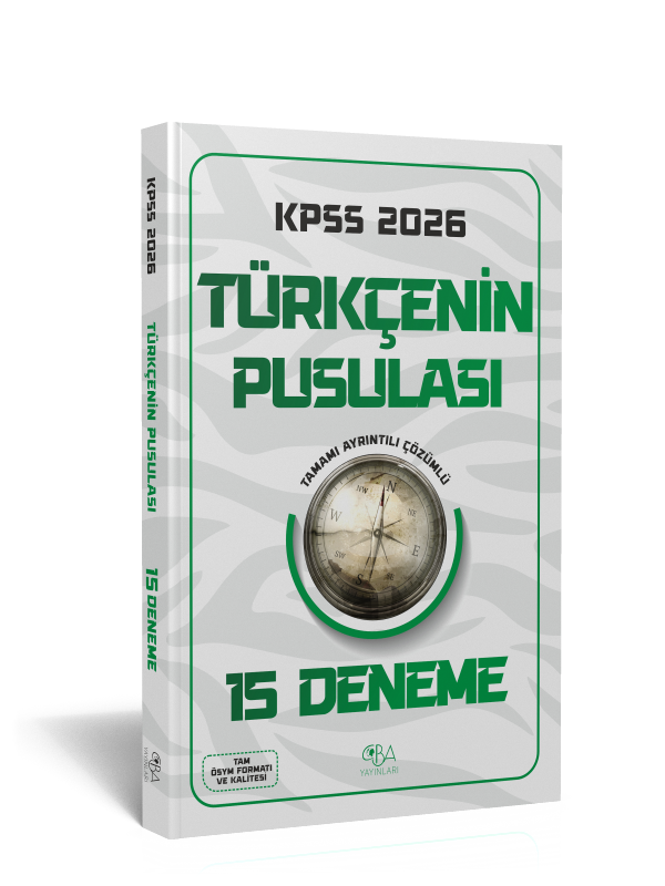 2026 KPSS Türkçenin Pusulası 15 Deneme Tamamı Ayrıntılı Çözümlü