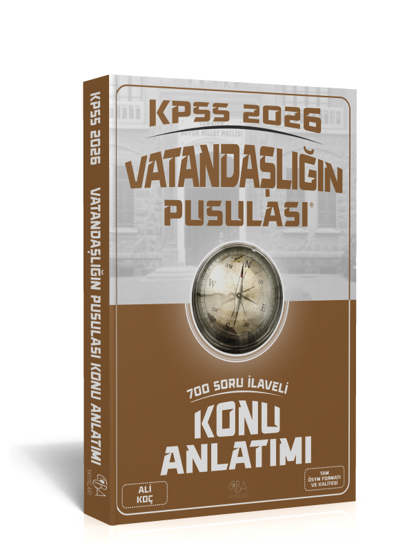 2026 KPSS Vatandaşlığın Pusulası Konu Anlatımı 700 Soru İlaveli Ali Koç