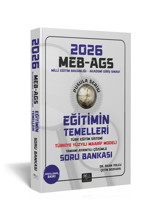 2026 MEB-AGS Eğitimin Temelleri Soru Bankası - Pusula Serisi - Dr. Okan YOLCU - Çetin BOZKAYA