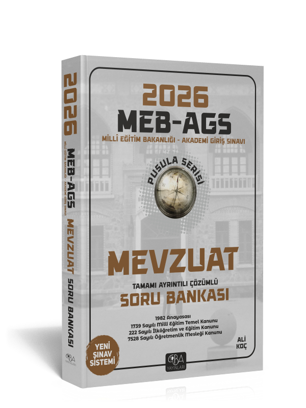 2026 MEB AGS Mevzuat Soru Bankası Ali Koç