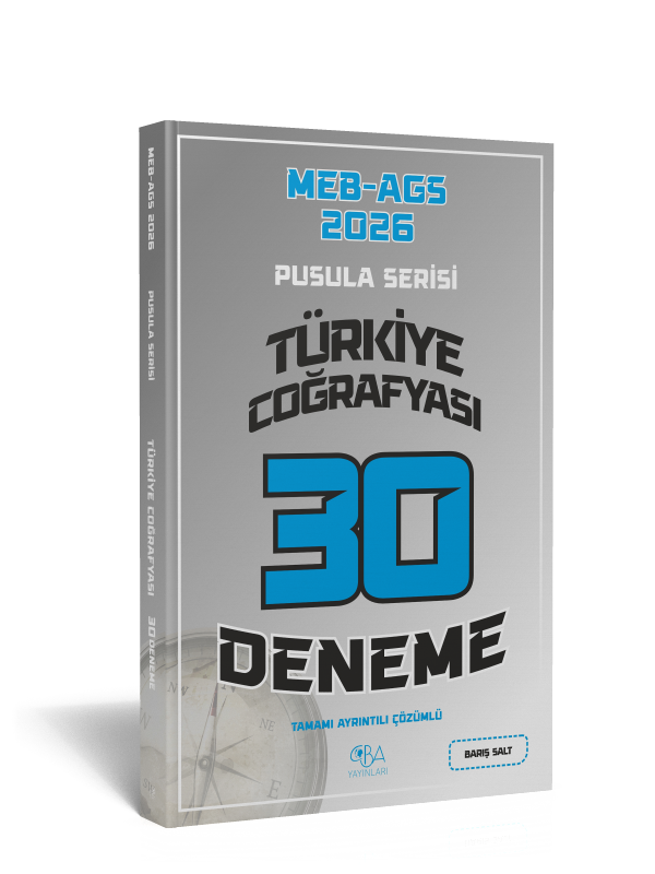 2026 MEB AGS Türkiye Coğrafyası 30 Deneme Tamamı Ayrıntılı Çözümlü Barış Salt
