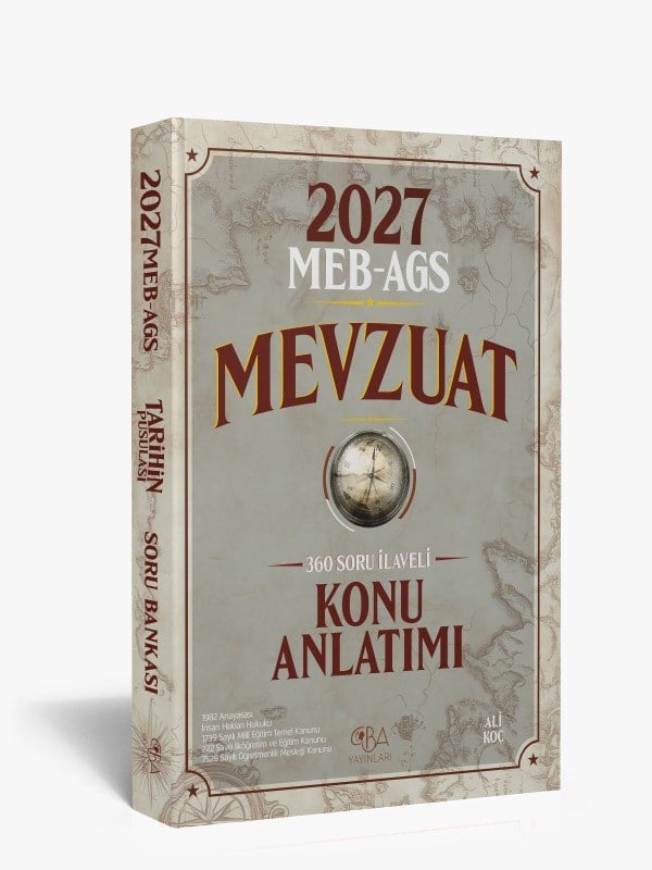 2027 MEB AGS Mevzuat Konu Anlatımı - Ali KOÇ - Güncel Baskı!