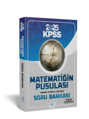 CBA Yayınları 2025 KPSS Matematiğin Pusulası Soru Bankası Burak Almasulu- CBA Yayınları