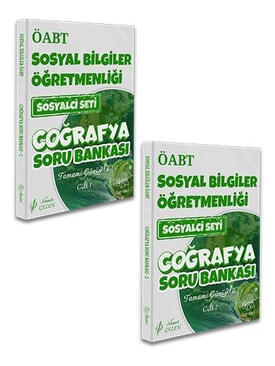 ÖABT Sosyal Bilgiler Öğretmenliği COĞRAFYA Soru Bankası Seti Cilt 1-Cilt 2 - Ahmet ÇELEN