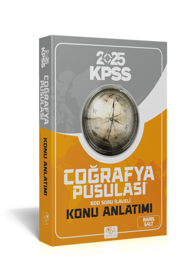 2025 KPSS Coğrafya Pusulası Konu Anlatımı 600 Soru İlaveli Barış Salt