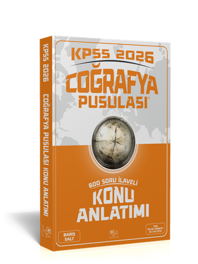 2026 KPSS Coğrafya Pusulası Konu Anlatımı-600 Soru İlaveli-Barış Salt