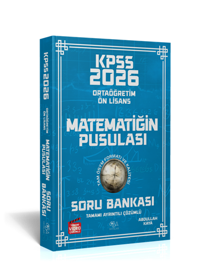 2026 KPSS Ön lisans-Ortaöğretim Matematiğin Pusulası Soru Bankası-Tamamı Video Çözümlü