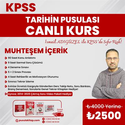 2026 KPSS Tarihin Pusulası Canlı Kurs - İsmail Adıgüzel