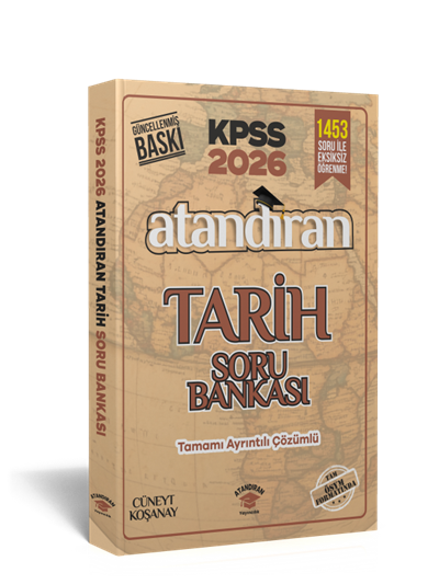 2026 KPSS/AGS Atandıran Tarih Soru Bankası - Cüneyt Koşanay