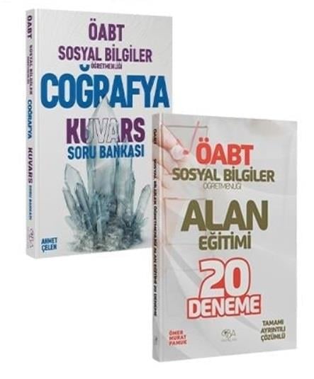 2024 ÖABT Sosyal Bilgiler Öğretmenliği Atandıran Set (Coğrafya+Alan Eğitimi)