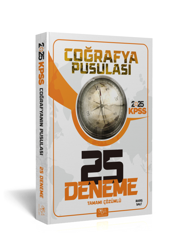 2025 KPSS COĞRAFYA PUSULASI 25 DENEME-TAMAMI ÇÖZÜMLÜ-BARIŞ SALT