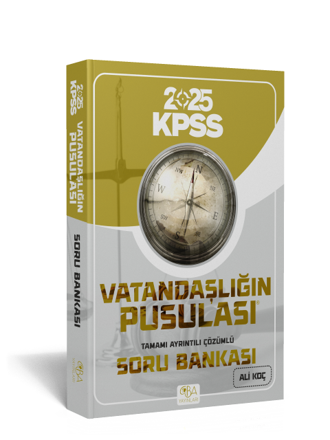 2025 KPSS Vatandaşlığın Pusulası Tamamı Çözümlü Soru Bankası-Ali Koç