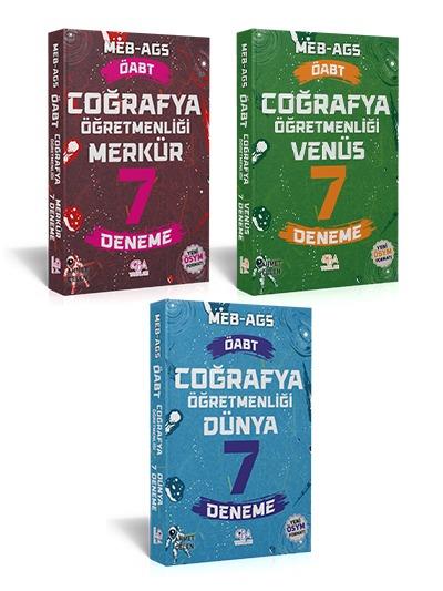 2025 ÖABT Coğrafya Öğretmenliği Deneme Seti- Merkür+Venüs+Dünya