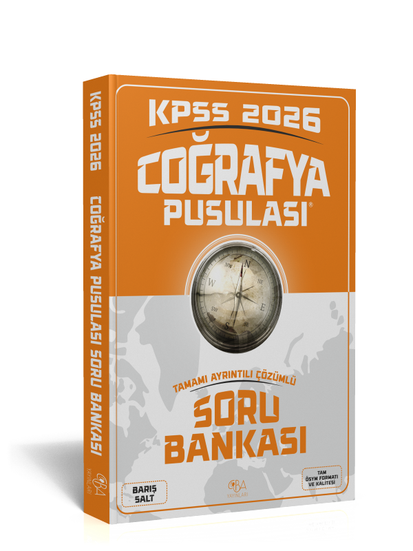 2026 KPSS Coğrafya Pusulası Soru Bankası Tamamı Ayrıntılı Çözümlü Barış Salt