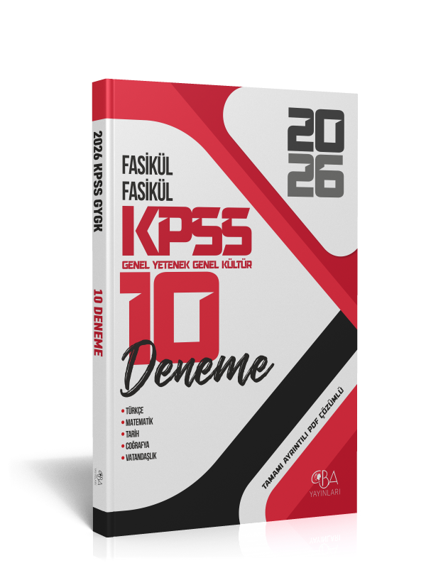 2026 KPSS Genel Yetenek Genel Kültür 10 Deneme - Fasikül Fasikül