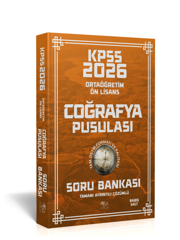 2026 KPSS Ön lisans-Ortaöğretim Coğrafya Pusulası Soru Bankası-Tamamı Ayrıntılı Çözümlü-Barış Salt