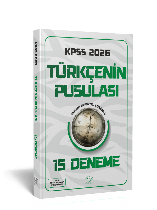 2026 KPSS Türkçenin Pusulası 15 Deneme Tamamı Ayrıntılı Çözümlü