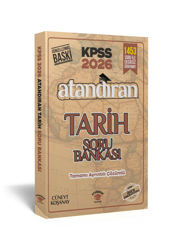 2026 KPSS/AGS Atandıran Tarih Soru Bankası - Cüneyt Koşanay