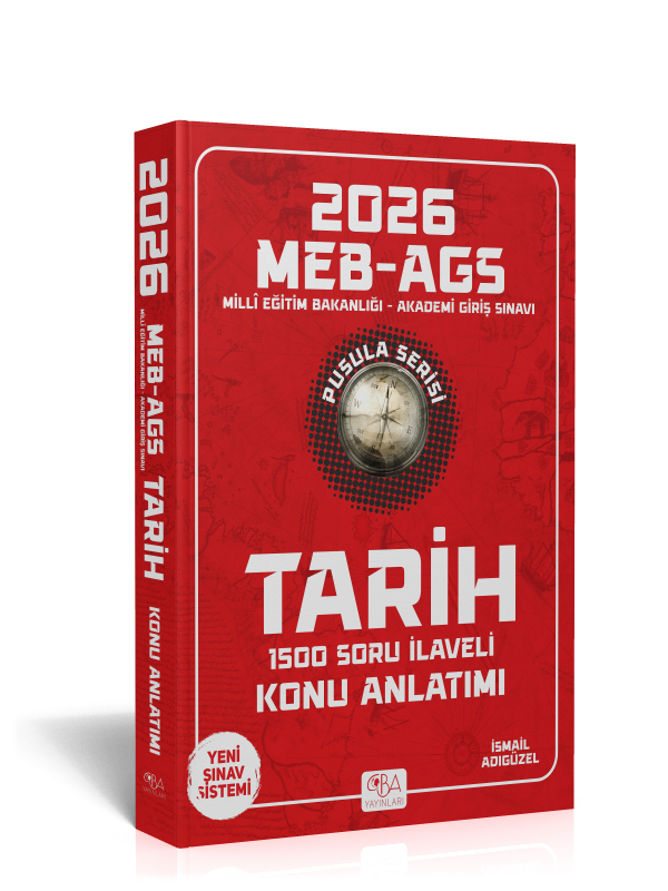 2026 MEB AGS Tarih Konu Anlatımı 1500 Soru İlaveli İsmail Adıgüzel