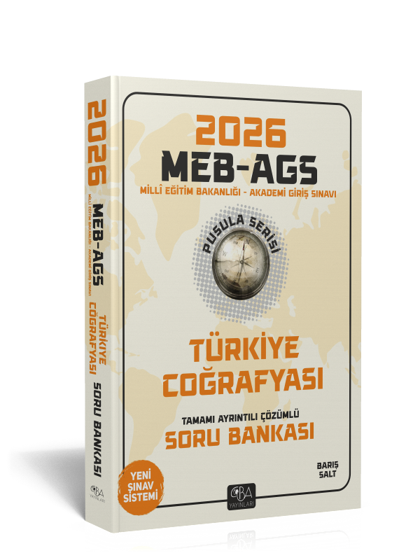 2026 MEB AGS Türkiye Coğrafyası Soru Bankası Tamamı Ayrıntılı Çözümlü Barış Salt