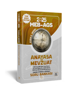 CBA Yayınları 2025 AGS  Anayasa ve Mevzuat  Tamamı Çözümlü Soru Bankası- Ali Koç 